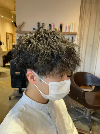 パーマ メンズ 優真/難波で 1番パーマが上手いのヘアスタイル