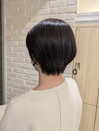 ショート 佐々木 萌のヘアスタイル
