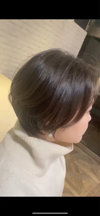 ショート ご新規様限定 透明感カラーKANAのヘアスタイル