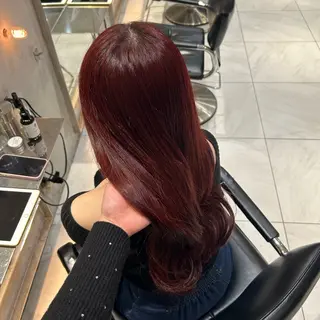 ロング 頭身浴ヘッドスパ/艶 カラー/kokonaのヘアスタイル