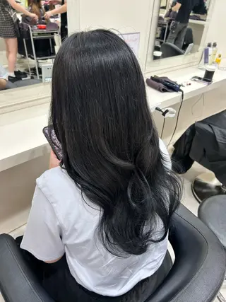 ロング カラー ヘアアレンジ メンズ さくら🍒 暖色カラー/髪質改善のヘアスタイル