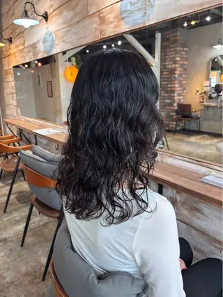 パーマ 喜友名 ウララのヘアスタイル