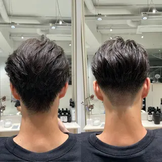 ショート パーマ メンズ ブリ—チ🎨パ—マ 🌿表参道ちえ🌿のヘアスタイル
