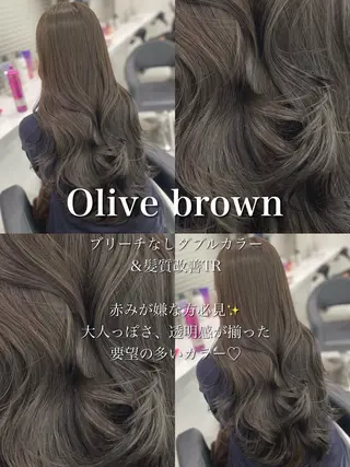 ロング カラー 🌿透明感赤み消し Keishin🌿のヘアスタイル
