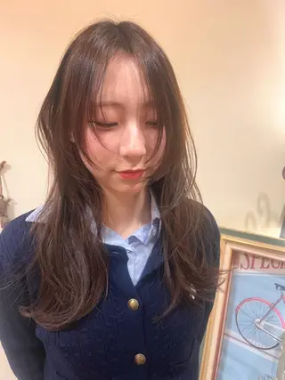 ロング 韓国スタイル🫧 サーシャのヘアスタイル