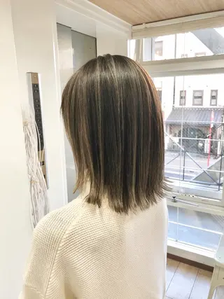 ミディアム 片桐 大介のヘアスタイル