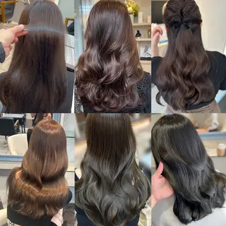 ロング カラー ヘアアレンジ 渋谷/ 縮毛矯正/AYAのヘアスタイル