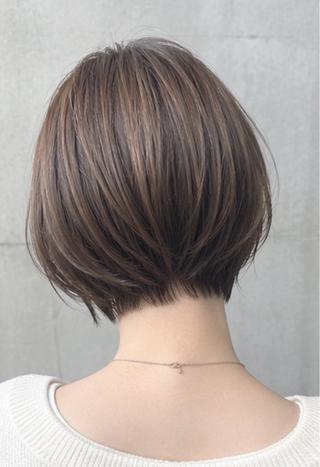ショート カラー 無料募集/大人可愛い ショートカット 日向のヘアスタイル