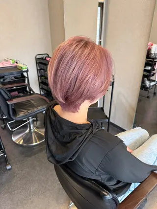 ショート 髪質改善⚡️カラー 🍀武久 誠🍀のヘアスタイル