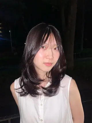 ミディアム カラー 🫧Miyu カットモデル募集🫧のヘアスタイル
