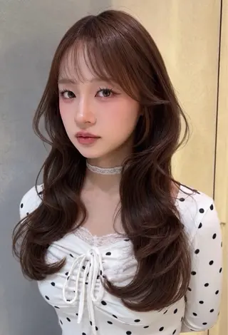 ロング 仙台Ｉ韓国レイヤー Ｉ髪質改善Ｉ伊藤拓海のヘアスタイル