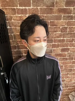 ショート カラー パーマ ヘアアレンジ メンズ キッズ ネイル マツエク・マツパ アイブロウ 久木原 ゆりのヘアスタイル