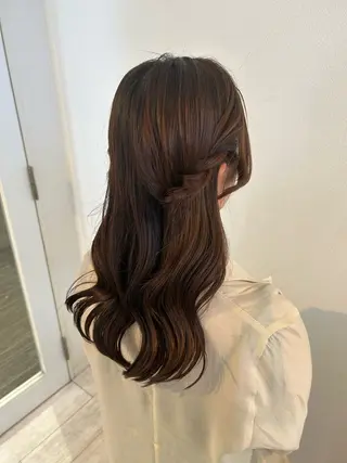 ロング ヘアアレンジ ヒナリ/まつ毛パーマ 無料モデル募集中☆彡のマツエク・マツパデザイン