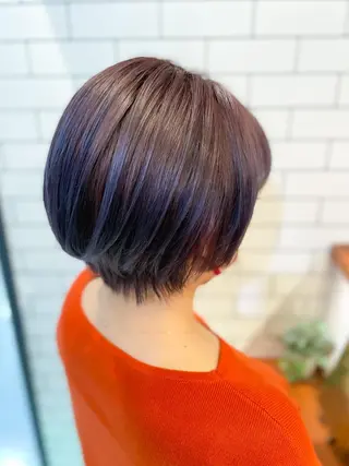 ショート カラー muk hair篠村 髪質改善/完全個室のヘアスタイル