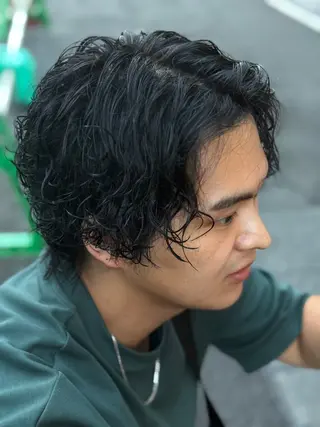 ショート パーマ メンズ dogstar 加藤翔大のヘアスタイル