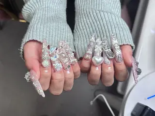 ネイル 渋谷T&B ロング ネイル/ユキ🤎のネイルデザイン
