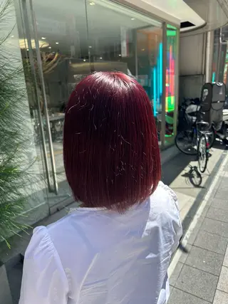 ショート メンズウルフ/ボブ パーマ/くるみのヘアスタイル