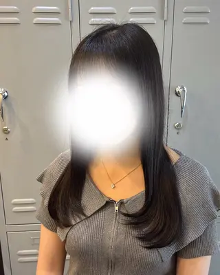 ロング 透け感ブラウンカラー /レイヤー🧸ナシコのヘアスタイル