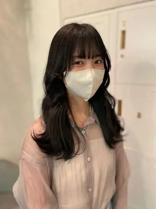 ロング 永井 亮のヘアスタイル