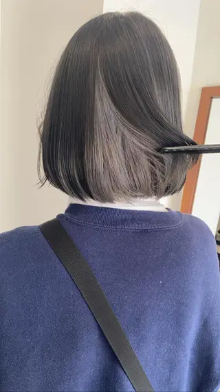 ショート カラー 似合わせカットカラー りおなのヘアスタイル
