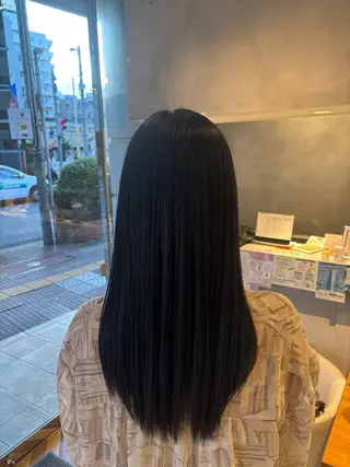 ロング 田中 胡桃のヘアスタイル