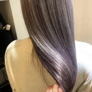 ロング カラー 植田 彩のヘアスタイル