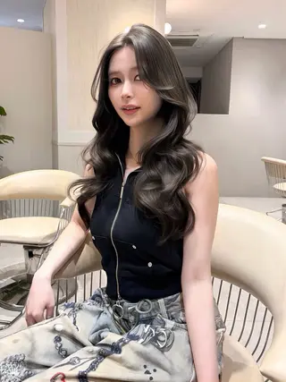 ロング カラー ♡Yoshino♡ 色っぽトレンドヘアのヘアスタイル