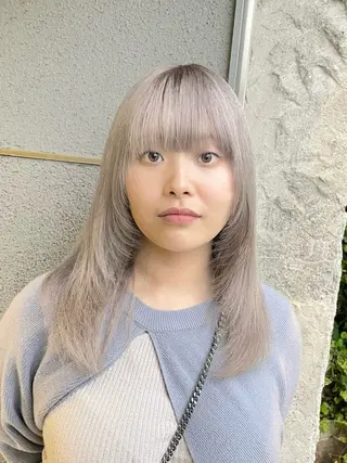 ミディアム カラー 柔らかカラー/ 縮毛矯正YUTO🧋のヘアスタイル