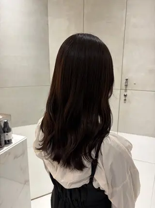 ミディアム カラー 艶カラー🫧 🩵ちとせ🩵のヘアスタイル