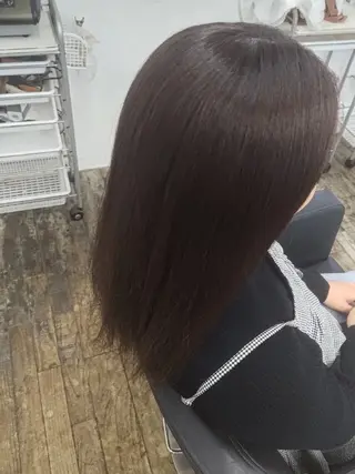 ミディアム カラー 〇21時〜カット専門 河野　恭太のヘアスタイル