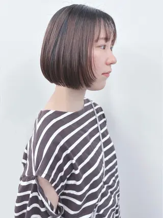 ショート ボブ/ゆるふわ ボブパーマ/とういのヘアスタイル