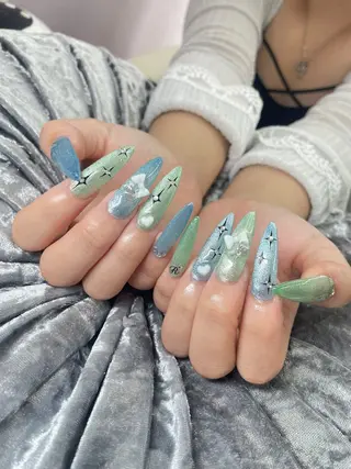 ネイル Mumu眉毛,ネイル モデル募集中🪄のネイルデザイン