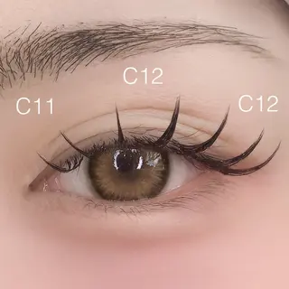マツエク・マツパ KKSbeauty 🎀心斎橋本店Hのマツエク・マツパデザイン