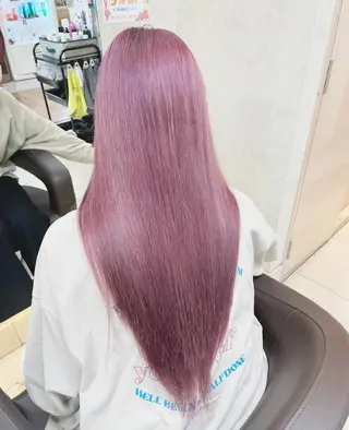 ロング 前田 菜奈子のヘアスタイル