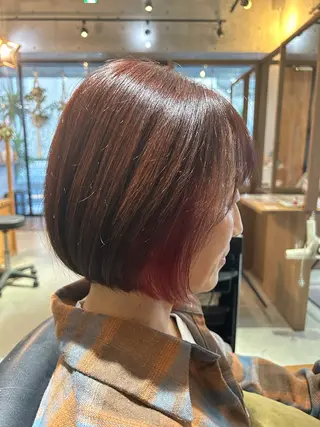 ショート カラー FERIAあべの店 瀧本岬のヘアスタイル