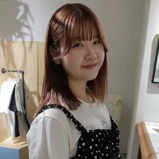 ミディアム カラー Yui⭐️ 透明感カラー🫧のヘアスタイル