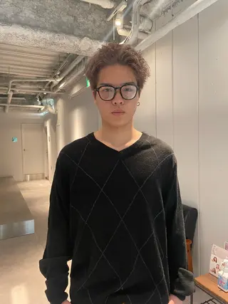 ショート カラー メンズ 🔱メンズパーマ特化 🔱山下和輝のヘアスタイル