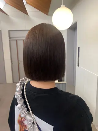 ショート カラー 履歴回収❎ブリーチ/ レイヤーボブ🪄aiのヘアスタイル