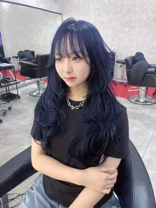 セミロング カラー 佐藤 香太のヘアスタイル