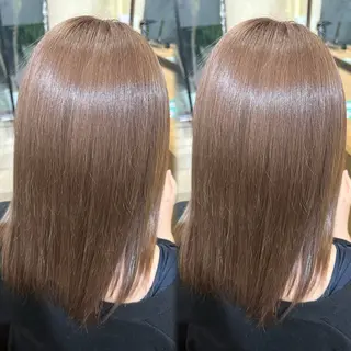 ミディアム カラー ⠀ 流菜のヘアスタイル
