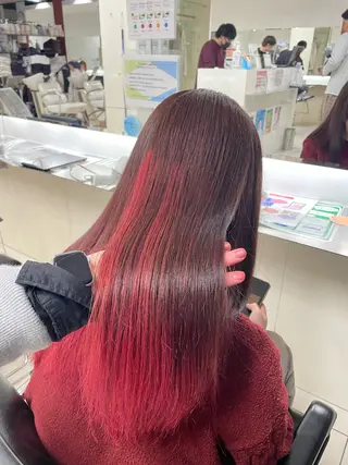 ロング カラー 🎀ゆい🎀 髪質改善カラー🎀のヘアスタイル