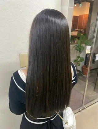 ロング カラー ケアブリーチ/透明感 カラー🎀moeのヘアスタイル