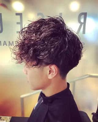 ショート パーマ メンズ rilune matsuoのヘアスタイル