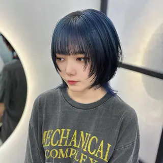 ミディアム カラー Ren. 🦋デザインカラーのヘアスタイル