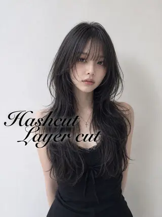ロング カラー 🎀韓国風暗髪 nana🎀のヘアスタイル