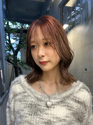 ミディアム カラー suzuno / 原宿のヘアスタイル