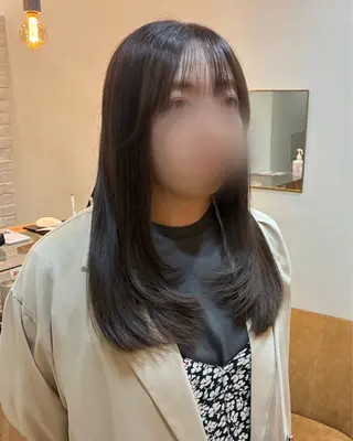ロング 柴田真衣 /ナチュラル/半個室のヘアスタイル