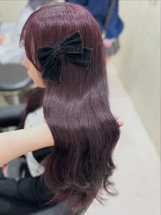 カラー ベージュ・ラベンダー カラー🎀りりのヘアスタイル