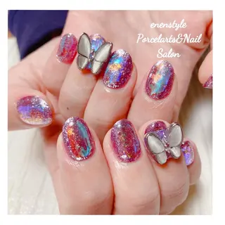 ミディアム ネイル 🐾enen style 🐾のネイルデザイン