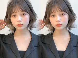 ミディアム カラー レイヤー×髪質改善✨ 渋谷/佐藤侑哉のヘアスタイル